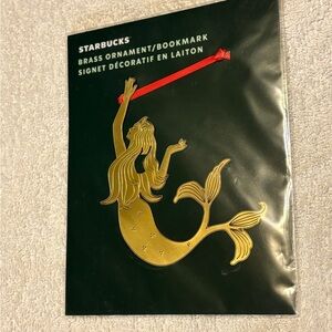NEW Starbucks Brass Ornament/ Bookmark